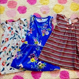 3 FOR 1 Tea Collection Flutter Sleeve Dresses 4T